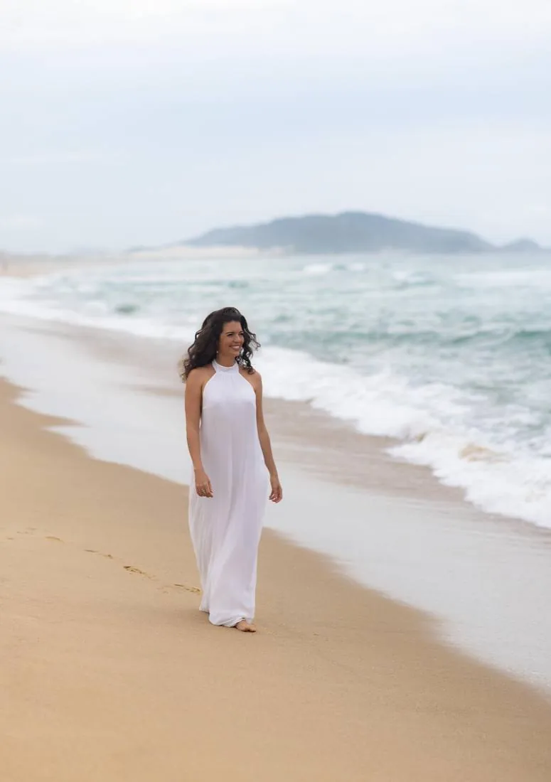 Ellen na praia